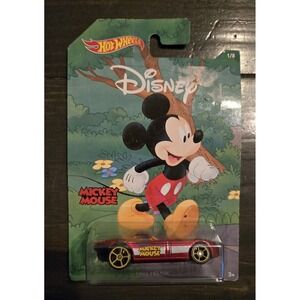 Hot Wheels Disney Mickey Mouse Character Car Red Fast Felion GBB43 1/8 2017 New